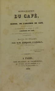 Tapa de Monographie du caf©♭, ou Manuel de l'amateur de caf©♭
