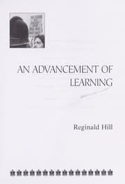 Tapa de An Advancement of Learning (Dalziel & Pascoe)