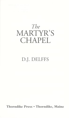 Tapa de The martyr's chapel
