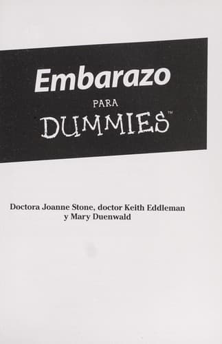 Tapa de Embarazo para dummies