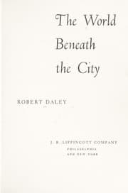 Tapa de The world beneath the City