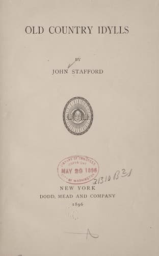 Tapa de Old country idylls