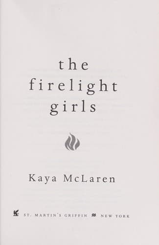 Tapa de The firelight girls