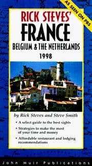 Tapa de Rick Steves' France, Belgium & the Netherlands, 1998