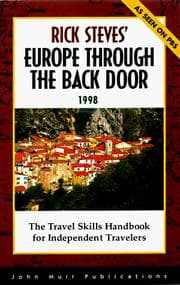 Tapa de Rick Steves' Europe Through the Back Door 1998 (16th ed)