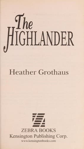 Tapa de The highlander