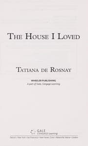 Tapa de The house I loved