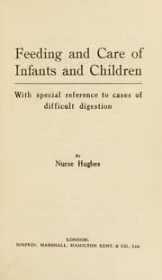 Tapa de Feeding and care of infants and children