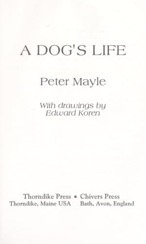 Tapa de A dog's life