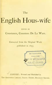 Tapa de The English hous-wife