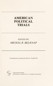 Tapa de American political trials