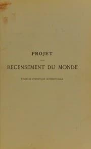 Tapa de Projet d'un recensement du monde