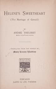 Tapa de Helene's sweetheart (The marriage of Gerard)
