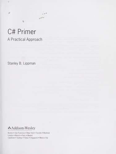 Tapa de C# primer