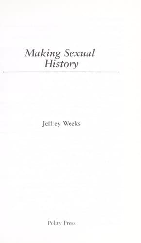 Tapa de Making Sexual History