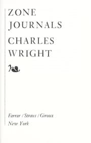 Tapa de Zone journals