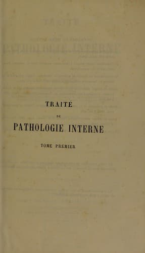 Tapa de Trait©♭ de pathologie interne