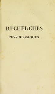 Tapa de Les recherches physiologiques de Xav. Bichat sur la vie et la mort