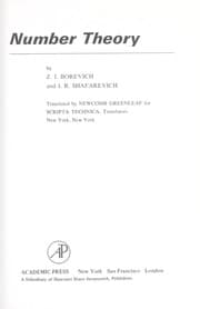 Tapa de Number theory