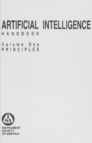 Tapa de Artificial intelligence handbook
