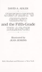 Tapa de Jeffrey's ghost and the fifth-grade dragon
