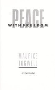 Tapa de Peace with freedom