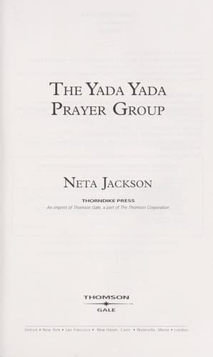 Tapa de The Yada Yada Prayer Group