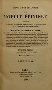 Tapa de Trait©♭ des maladies de la moelle ©♭pini©·re : contenant l'histoire anatomique, physiologique et pathologique de ce centre nerveux chez l'homme