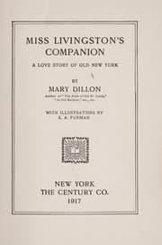 Tapa de Miss Livingston's companion