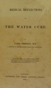 Tapa de Medical reflections on the water cure