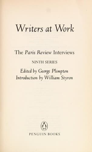 Tapa de Writers at work