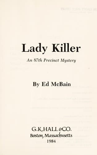 Tapa de Lady killer