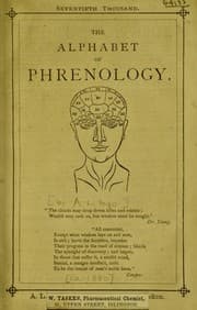 Tapa de The alphabet of phrenology