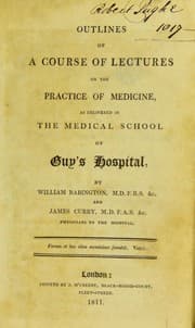 Tapa de Outlines of a course of lectures on the practice of medicine