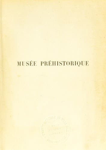 Tapa de Mus©♭e pr©♭historique
