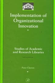 Tapa de Implementation of organizational innovation