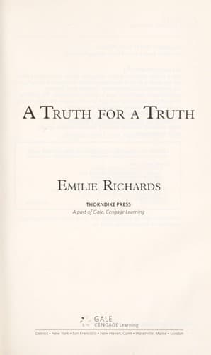 Tapa de A truth for a truth