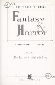 Tapa de The Year's best fantasy and horror--fifteenth annual collection
