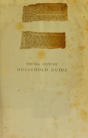 Tapa de The 20th century household guide