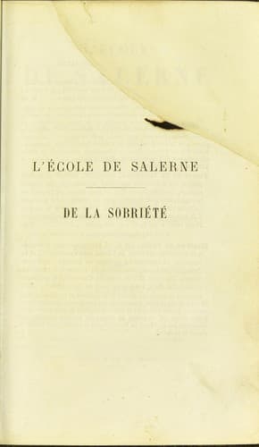 Tapa de L'©cole de Salerne