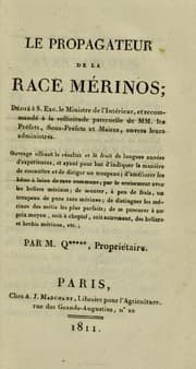 Tapa de Le propagateur de la race m©♭rinos ...
