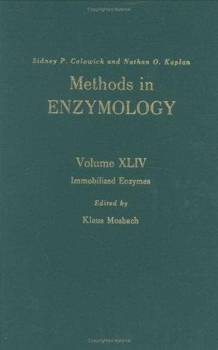 Tapa de Immobilized Enzymes, Volume 44: Volume 44