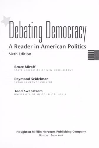 Tapa de Debating democracy