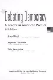 Tapa de Debating democracy