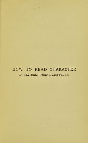 Tapa de How to read character in features, forms & faces
