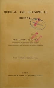 Tapa de Medical and economical botany