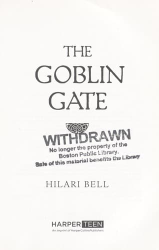 Tapa de The goblin gate