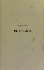 Tapa de ¿uvres choisis ... Revues, corrig©♭es et nouvellement class©♭es par l'auteur. ©tudes de m¿urs contemporaines ... Avec des notices ... par Laurent-Jan, Lireux & L©♭on Gozlan [Th. Gautier, A. Barthet & A. de Soubiran]