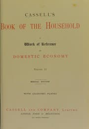 Tapa de Cassell's book of the household