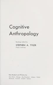 Tapa de Cognitive Anthropology